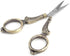 Scissors,Mini Vintage Stainless Steel Sewing Scissors Classical Cutting Embroidery Crafts Tool(Figure 8 cut bronze)...