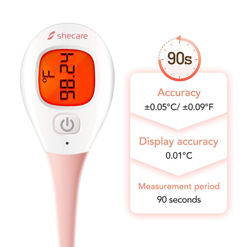 Digital Basal Body Thermometer for Ovulation with Backlight LCD Display backlit,Fertility BBT Thermometer High Precision Oral Thermometer,Accurate...