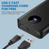 5V 2A Heated Vest Battery Pack,LCD Display Power Bank Heated Jacket,PD 22.5W Fast Charging 10000mAh Portable Charger,Battery Phone Charger for iPh...