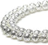 MJDCB Electroplate Silver Natural Volcanic Lava Stone Round Loose Stone Beads DIY for Jewelry Bracelet Making (6mm)...