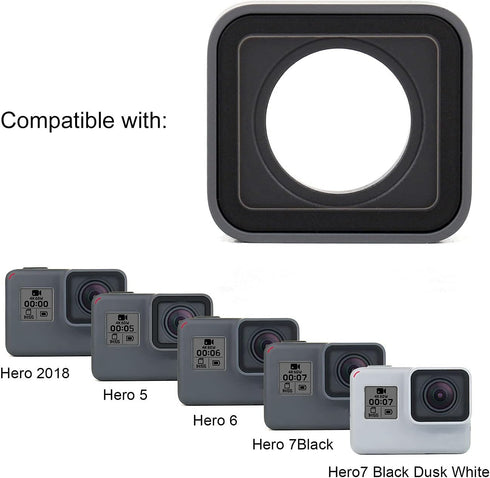 Replacement Lens Cover for GoPro Hero 5 6 7 Black Hero 2018 Camera Glass Protector Lens Cap Spare Lens Cover Repair Part...