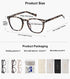 EYECEDAR 4-Pack Reading Glasses for Women Square Style Blue Light Readers for Women Metal Spring Hinges Adjustable Flexible Temples Eye Glasses 2....