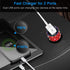OTOSTAR Dual USB Car Charger, 4.8A Output, Bling Crystal Diamond Car Decorations Accessories Fast Charging Adapter for iPhones Android iOS, Samsun...