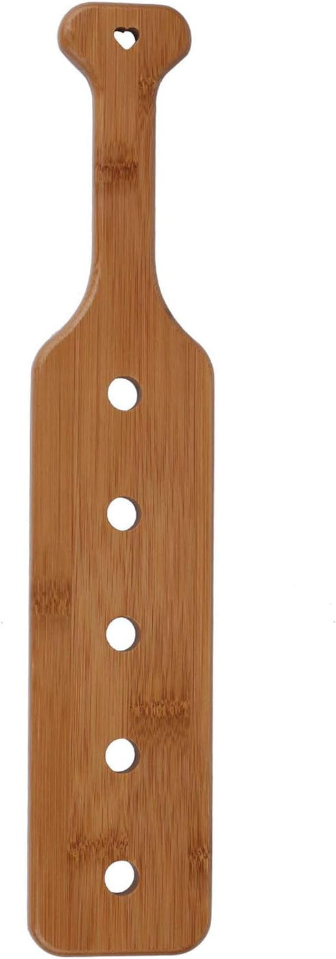 BATTIFE 14 inch Bamboo Paddle Lightweight Durability Smooth Paddle with Airflow Holes Unfinished Wooden Paddle...