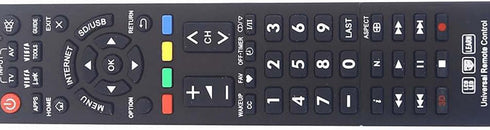 VINABTY Universal Remote fit for Panasonic N2QAYB000485 N2QAYB000486 N2QAYB000321 N2QAYB000221 N2QAYB000703 N2QAYB000837 N2QAYB000926 Plasma Smart...