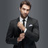 2 Pieces Men's Clip on Ties Black Ties for Men 20 Inches Pre Tied Neckties for Business Banquets, Parties, Weddings, School Uniforms...