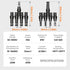 Solar Panel Connector Solar Y Branch 4 to 1 Solar Panel Splitter 4 Way 1000V Y Branch Solar Panel Parallel Connectors for Parallel Connection Sola...