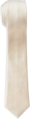 Men's Solid Color Skinny Tie Slim Pure Color Necktie for Wedding Professional Business Leisure Gift Box...
