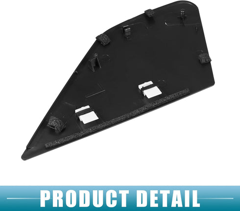 Front Left Door Mirror Corner mudguard Triangle Cover for Honda Fit 2009-2013 Plastic Black...
