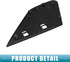 Front Left Door Mirror Corner mudguard Triangle Cover for Honda Fit 2009-2013 Plastic Black...