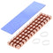 M.2 2280 SSD Heatsink Copper Kit, 67x18x4mm Cooler Heat Sink + Silicone Based Thermal Pad for Cooling M.2 SSD, NVME SSD, SSD...