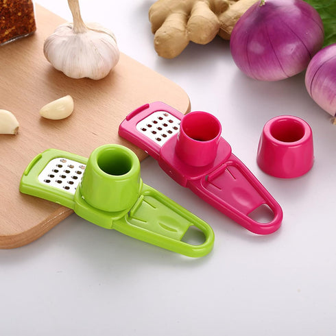 Zittop Multifunction Stainless Steel Pressing Garlic Slicer ?Cutter Shredder Kitchen To Garlic Slicer...