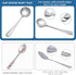 20 Piece Soup Spoons, Round Stainless Steel Bouillon Spoons Round Spoons 6.7 inch...