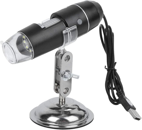 Marhynchus USB Microscope Camera 0X-500X, Environmental Protection Matte Pattern Induction Dimming Digital Microscope, Microscope for Windows XP/V...