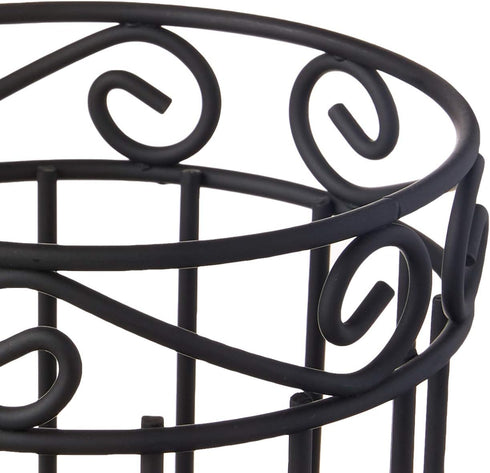 Spectrum Diversified 55810 Scroll Grande Utensil Holder, Black...