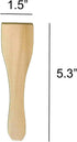 Wooden Raclette Spatula(4 pcs/set) for Cheese Grills, Gourmet Boards, Frying Pans, Fondue...