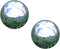 Pack of 2, Stainless Steel Hollow Gazing Ball Mirror Polished Shiny Sphere for Home Garden Ornament (4.7 Inch)...