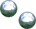 Pack of 2, Stainless Steel Hollow Gazing Ball Mirror Polished Shiny Sphere for Home Garden Ornament (4.7 Inch)...