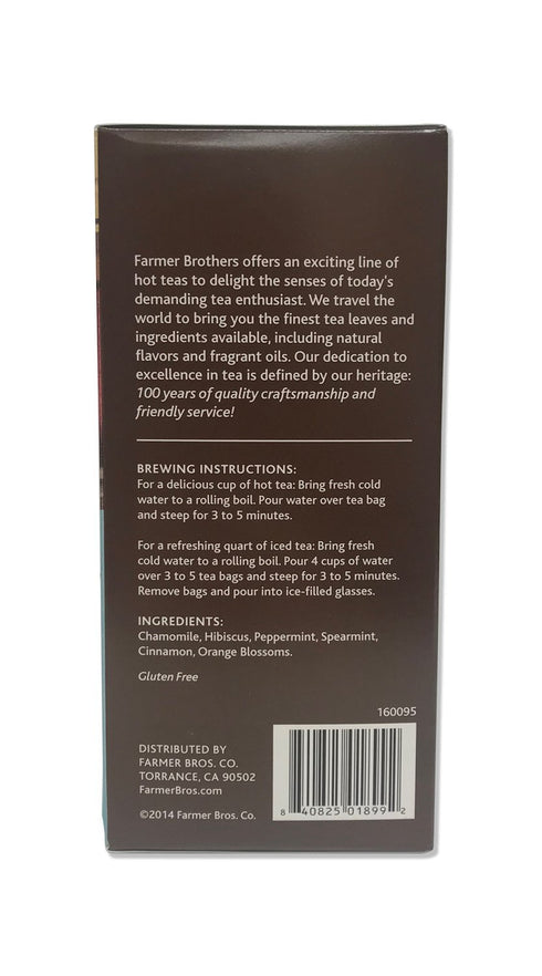 Farmer Brothers Premium: Enchanting Moments Herbal Tea - 1/25 ct box...
