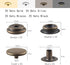 400Pieces (100 Sets) Leather Snap Fastener Kit Tool 5/8inches (15mm) Snap Button kit Snaps for Leather Anti-Rust Fasteners for Bag, Jeans, Clothes...