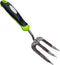 Garden Guru Stainless Steel Hand Weeder Fork Tool – Rust Resistant Stainless Steel – Ergonomic Handle – Great for Planting, Spreading Mulch, Weedi...