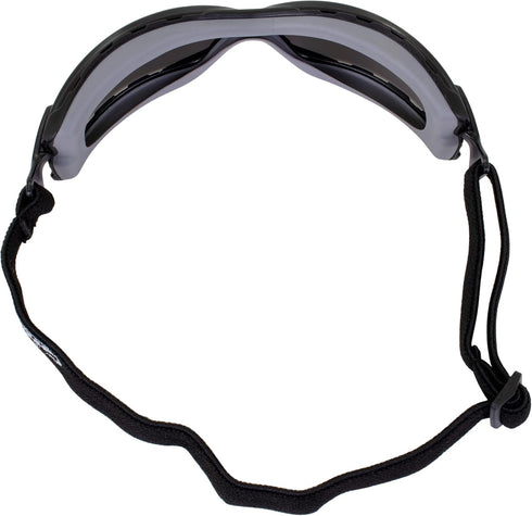 Global Vision Sunn Up Gray Motorcycle & Safety Goggles ANSI Z87.1 Scratch-Resistant Anti-Fog Smoke Lens...