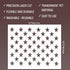 Extra Large Star Stencil (17x12 Inches) - 50 Stars American Flag Stencils for Painting on Wood - Airbrush, DIY Drawing, Spray Paint Stencil & Craf...