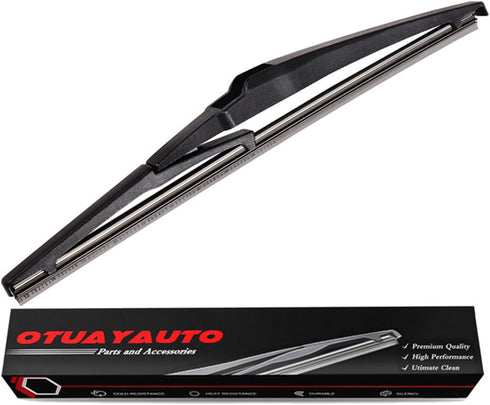 OTUAYAUTO Rear Windshield Wiper Blades - 11" Car Back Window Wiper - Replacement for Chevy HHR, Hyundai Accent, Jeep Grand Cherokee, Kia Rio Soren...