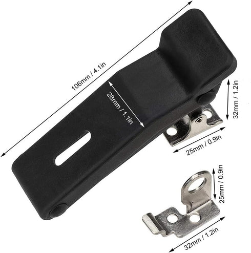 KEMIMOTO Front Storage Rack Rubber Latch Compartment Cargo Box Rubber Compatible with Sportsman Scrambler 500 550 800 850 1000 2877447...