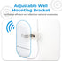 Wall Mount Bracket Kit for Ubiquiti Nanostation Ns-5ac Lo0o5ac Nsm5 Locom5 Nsm2 Locom2 Ltu Lite White...