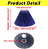 Pleated Lampshade for Bedside Table Lamp Nightstand Pleated Lamp Shade Replacement, Blue...