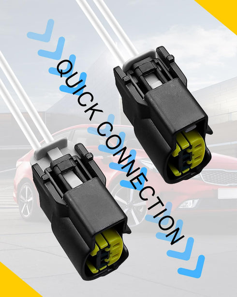 1 Pcs Electrical Ignition Coil Connector Plug Harness with Terminals Fit for Hyundai Accent Elantra Sonata Tucson Veloster Kia Forte Koup Optima R...