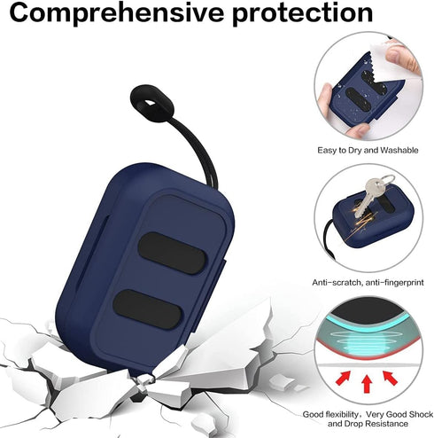 Silicone Case Replacement for Skullcandy Dime True Wireless Earbuds, Silicone Protective Skin Sleeve Accessory (Blue)...