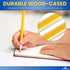 1InTheOffice Pre Sharpened Pencils #2, Pencils with Eraser, 2 HB, Wood-Cased, Black Lead, Yellow Barrel (48)...
