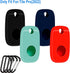 Protection Case for Tile Pro 2022 Tracker,4Pack Silicone Soft Cover Bluetooth Tracker with Keychain,Keys Finder & Item Locator Scratch Resistant S...