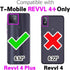 Compatible with T-Mobile Revvl 4 Plus Wallet Case Wrist Strap Lanyard Flip Cover Card Holder Stand Cell Phone Cases for Tmobile Revel 4+ T Mobile ...