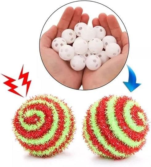 10 Pcs Rattle Balls Inserts Rattle Box Repair Doll Noise Maker Noise Maker Insert Rattle Toy for Animal Puppet Doll Baby Pet Toy...