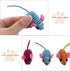 Totority Catnip Mice Cat Toy Rubber Band Mouse Catnip Toys for Cats Funny Pet Shop Mouse Toy Pet Elastic Rope Mouse Cat Teaser Playing Prop Realis...