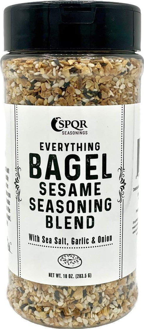 Everything Bagel Seasoning Blend Original XL 10 Ounce Jar. Delicious Blend of Sea Salt and Spices Dried Minced Garlic & Onion Flakes. Bagel Allspi...