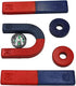 Physics Science Magnets Kit for Education Science Experiment Tools Icluding Bar/Ring/Horseshoe/Compass Magnets...