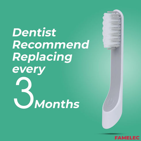 8 Packs for Quip Toothbrush Replacement Heads with Soft Bristles, Compact & Flexible, Head Refill Fit for Quip Toothbrush Heads, Compatible with Q...