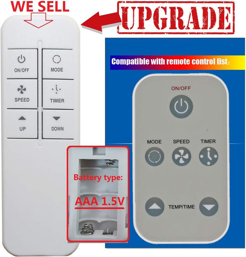 Replacement for Haier Air Conditioner Remote Control 0010403473 Works for HWF05XCK-L HWF08XC5 HWR05XC5 HWR05XC6 HWR05XC7 HWR05XC9-L HWR05XCA HWR05...