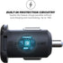 Scosche USBCQC-RP 18W Qualcomm Quick Charge 3.0 Car Charger compatible with all Qualcomm 3.0, 2.0, Samsung Adaptive Fast Charge and USB Devices...
