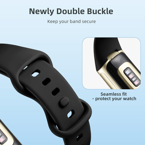 Maledan Compatible with Fitbit Charge 5 Bands/Charge 6 Bands Women Men, Soft Waterproof Replacement Strap Sport Wristbands for Fitbit Charge 5/Cha...