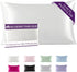 Mulberry Park 100% Silk Pillowcase - 19 Momme, Grade 6A Mulberry Silk - Deep Envelope Closure - White/King (20'' x 36'')...