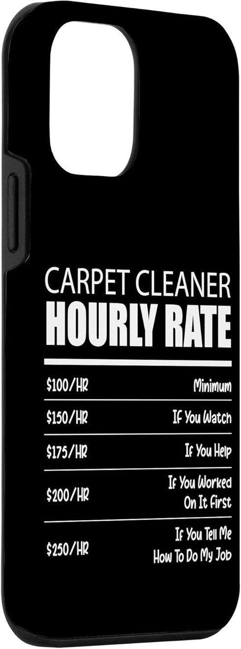 iPhone 12 mini Carpet Cleaning Dad Hourly Rate Portable Cleaner Humor Case...