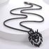Dreamtimes Lion With King Crown Necklaces for Men Punk Animal Stainless Steel Pendant Necklace Men's Chain Fashion Jewelry Gothic Punk Rock Mens P...