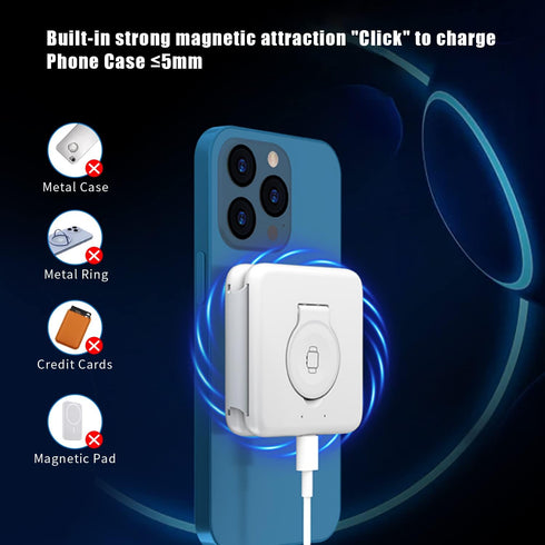Wireless Charger 3 in 1,Foldable Charging Station,Magnetic Wireless Charging Pad Compatible with iPhone 15/14/13/12 Pro Max Plus,Apple Watch,AirPo...