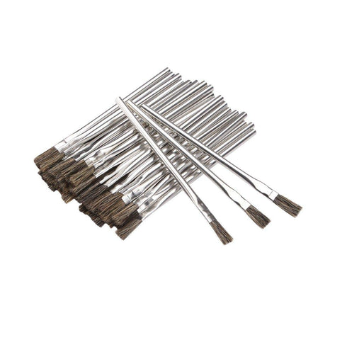 72pcs 1/2 inch Flexible Horsehair Bristle Acid Brushes...