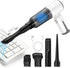 Cordless Vacuum Cleaner-Mini Air Duster, Portable Handheld Vacuum, 3 in1Dry Use for Car Keyboard,Dust Buster & Air Blower for Kitchen, 5500PA Suct...